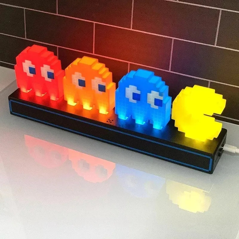 Pac Man and Ghosts Light, Pac Man Collectable Figure Lamp