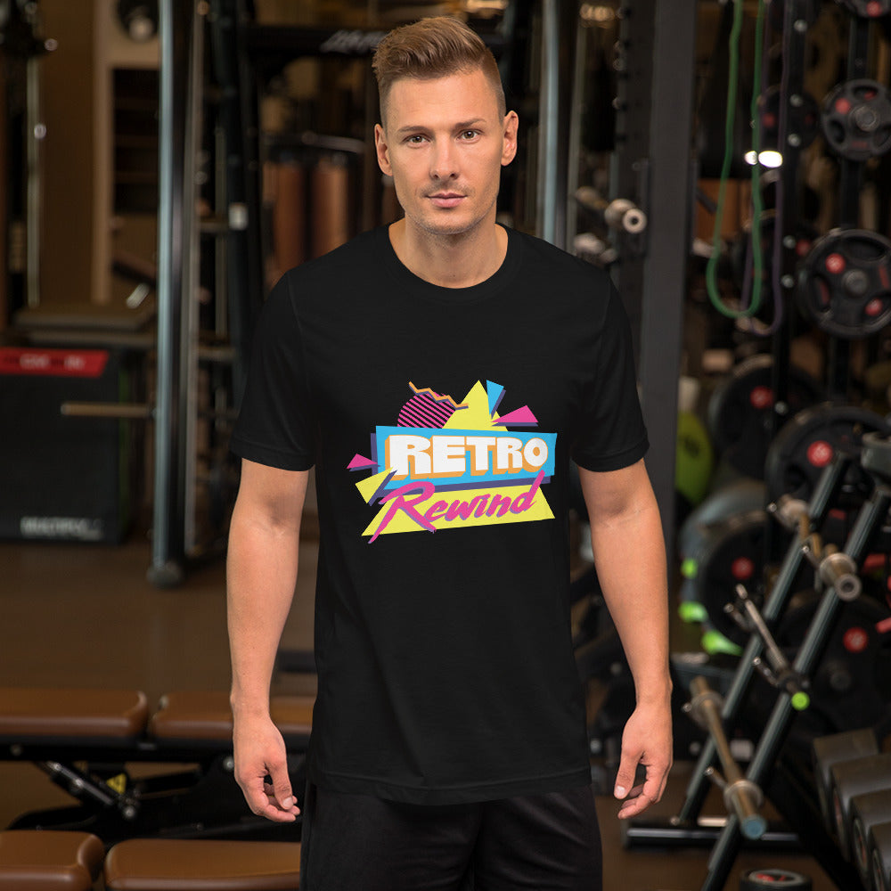 Retro Rewind 80s Pyramid Unisex Tee