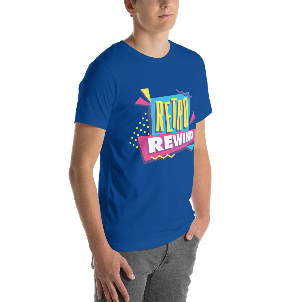 Retro Rewind 80s Logo Unisex Premium Tee