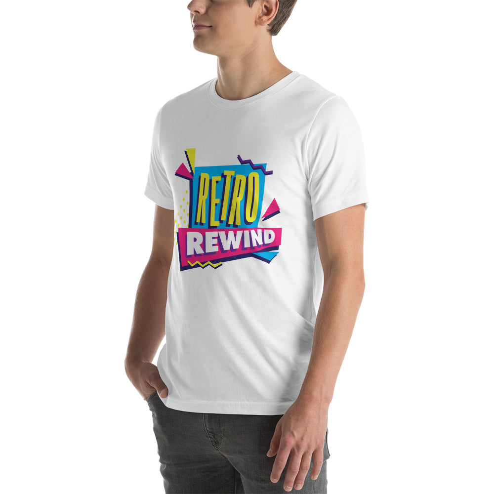 Retro Rewind 80s Logo Unisex Premium Tee