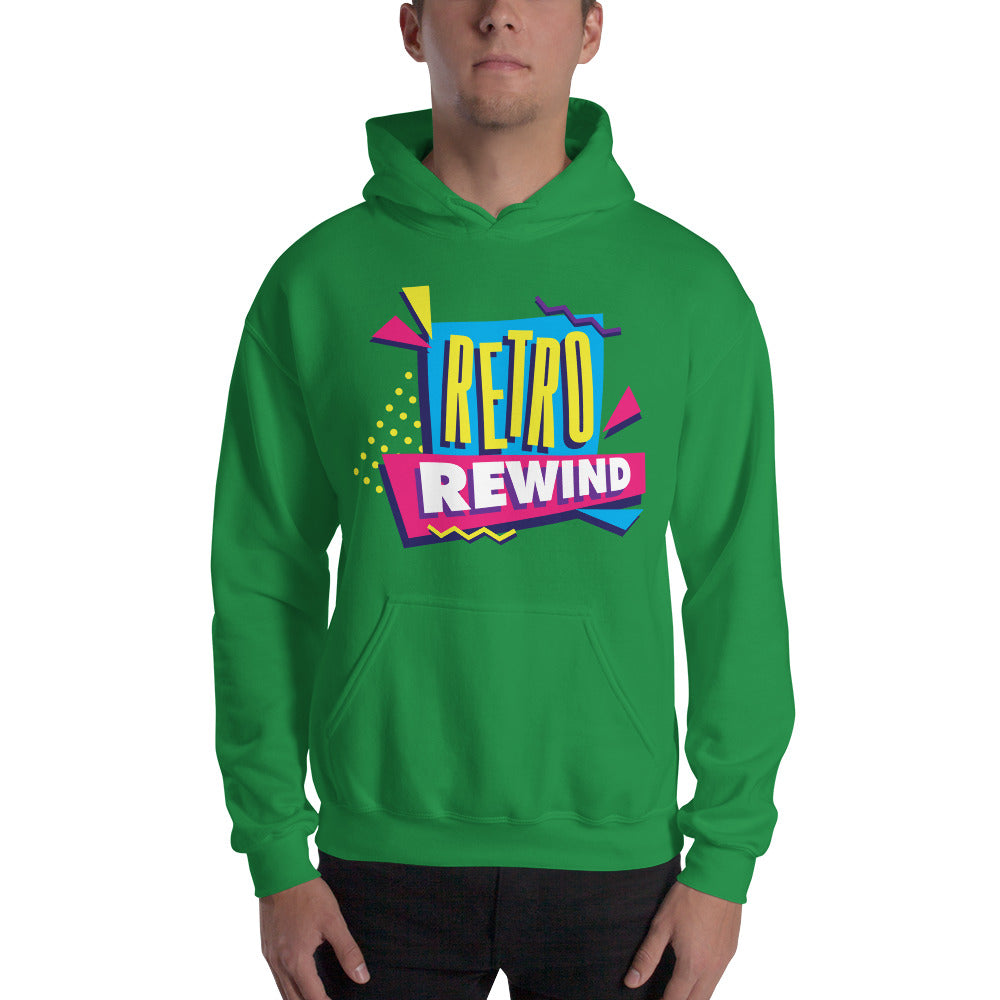 Retro Rewind 80s Logo Premium Hoodie
