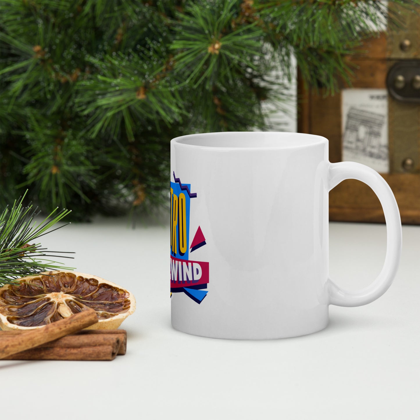 Retro Rewind 80s Caffeine Container Logo Mug